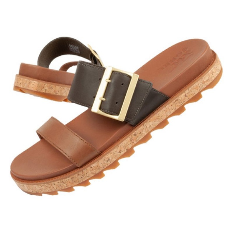 Sorel Chanclas Roaming Slide NL4177-242 marrón