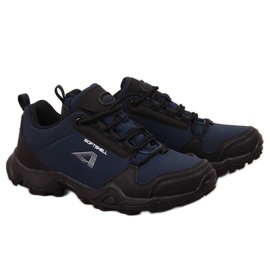 Zapatos de trekking impermeables para hombre American Club azul marino