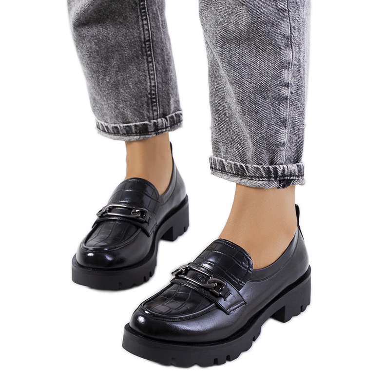 Mocasín Cornet negro Mocasín Cornet negro