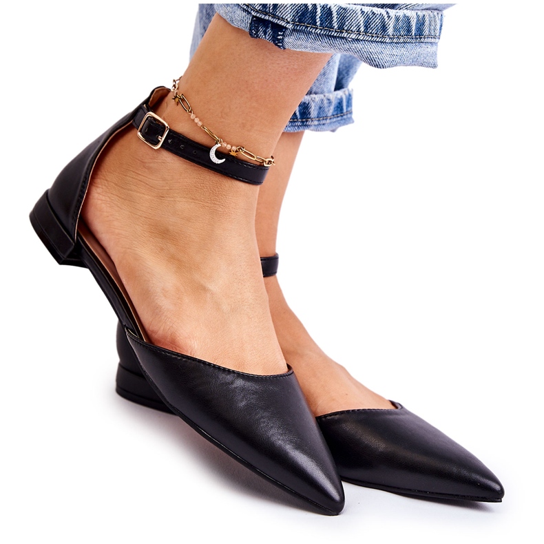 WD1 Bailarinas Mujer Piel Spitz Black Caprise negro