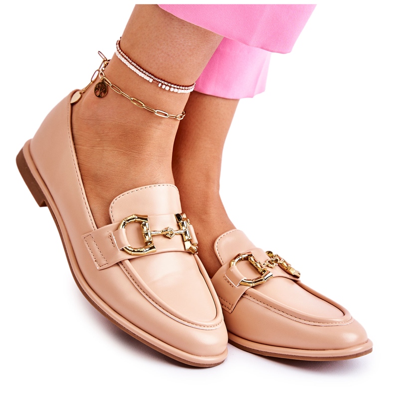 WS1 Mocasines Coriso de mujer Nude rosado