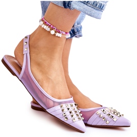 Bailarinas De Mujer Con Tachuelas Violeta Kinley