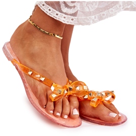 Chanclas De Goma Mujer Naranja Monise