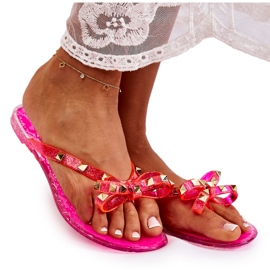 Chanclas De Goma Mujer Rosa Monise rosado