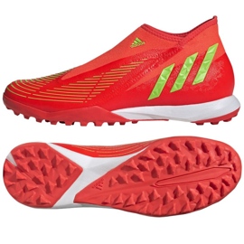 Adidas Predator Edge.3 Ll Tf M GV8533 zapatos rojo naranjas y tintos