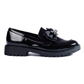 SHELOVET Mocasines con lazo negro SHELOVET Mocasines con lazo negro