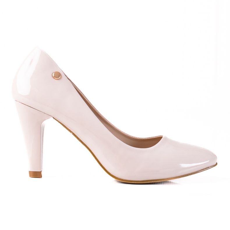 SHELOVET Bombas elegantes en el post. beige