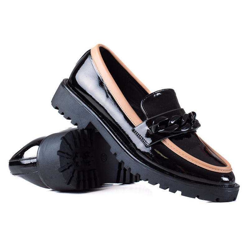 SHELOVET Mocasines de moda negro