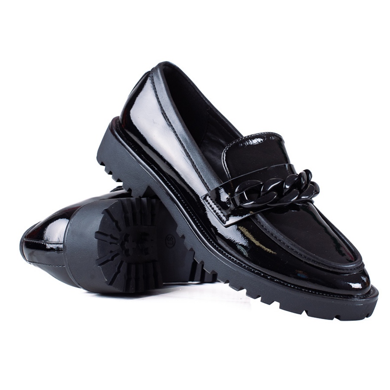 SHELOVET Mocasines de moda negro