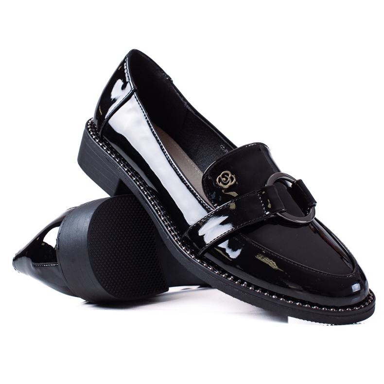 SHELOVET Mocasines elegantes negro