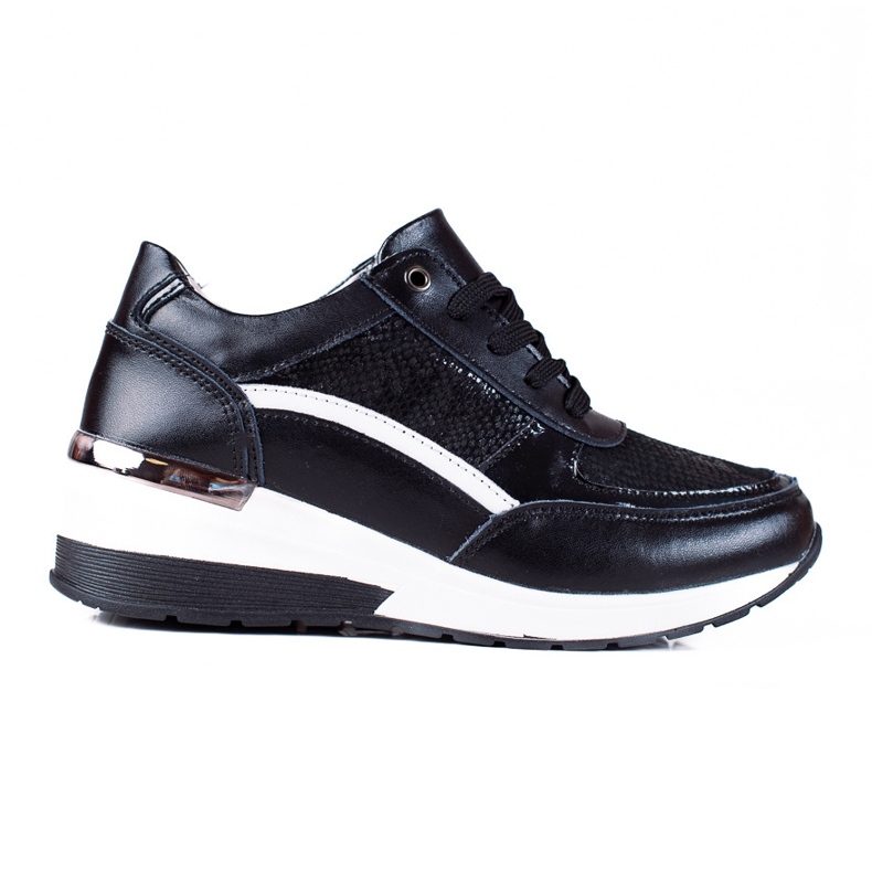 SHELOVET zapatillas de mujer negro