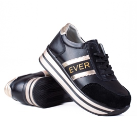 SHELOVET zapatillas de mujer negro