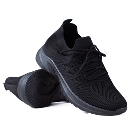 SHELOVET Zapatos deportivos cómodos negro