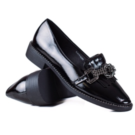 SHELOVET Mocasines elegantes negro SHELOVET Mocasines elegantes negro