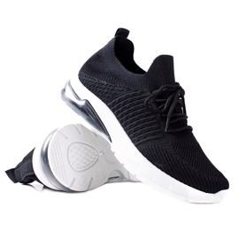 SHELOVET Zapatos deportivos cómodos negro