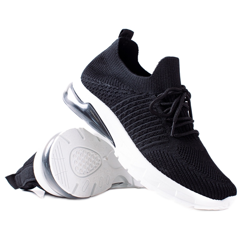 SHELOVET Zapatos deportivos cómodos negro