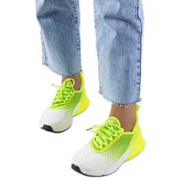 Deportivas verdes Glaner blanco