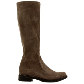 Botas elásticas Caprice para mujer 25512-29 306 Cafe Stretch marrón