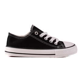 Deportivas con cordones para niños Vico negro