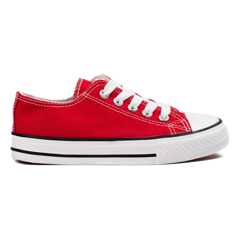 Zapatillas con cordones Vico para niños rojo