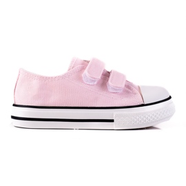Deportivas infantiles Vico con cierre de velcro rosa rosado