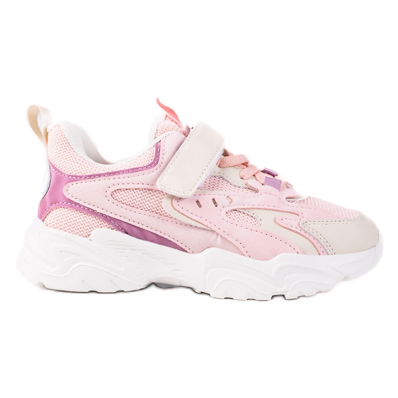 Zapatillas Shelovet para niños con suela gruesa rosa. rosado