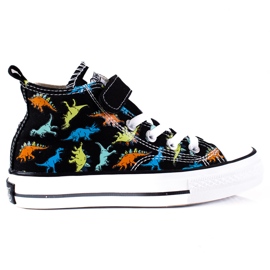 High Shelovet dinosaurios negros para niño multicolor