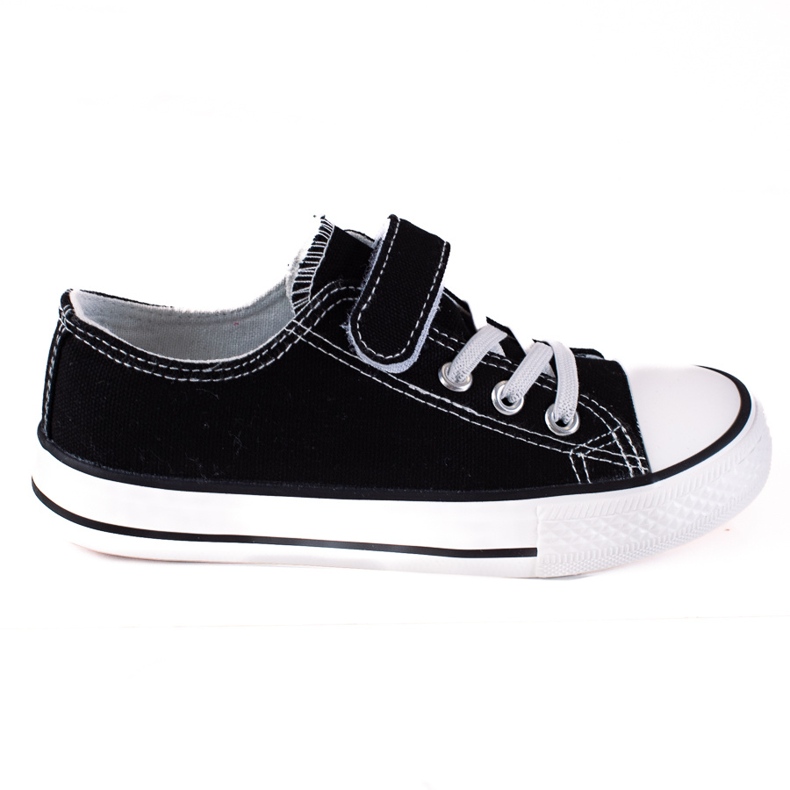 Zapatillas deportivas infantiles Vico para jardín de infantes negras. negro