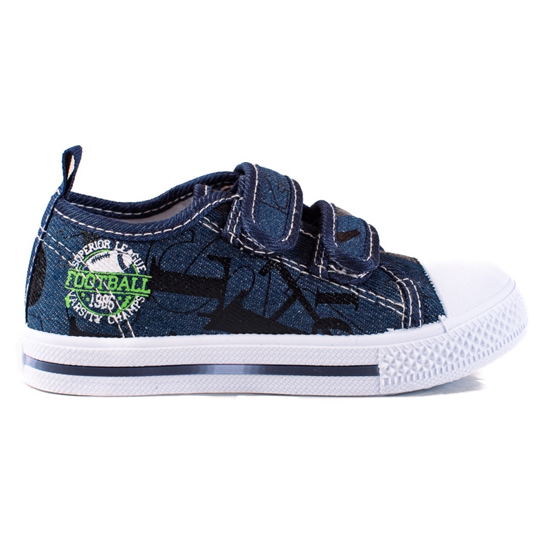 Deportivas de niño Shelovet con velcro azul marino