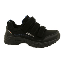 American Club Softshell Women's Sports Shoes para velcro americano WT52/22 Black negro