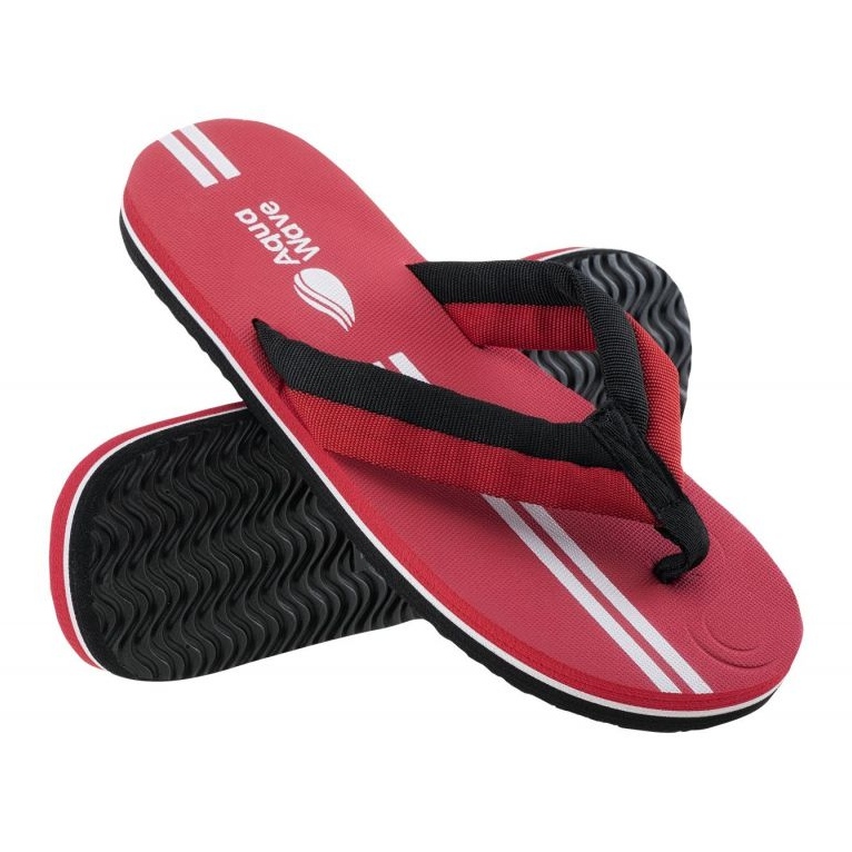 Sandalias Aquatro M 92800331113 negro rojo