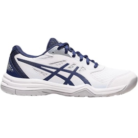 Zapatillas de voleibol Asics Upcourt 5 W 1072A088 100 blanco azul marino
