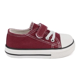 Deportivas infantiles Vico material burdeos rojo