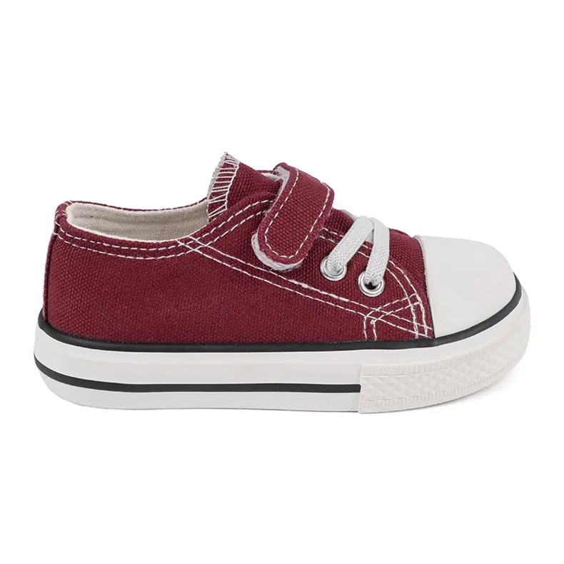 Deportivas infantiles Vico material burdeos rojo