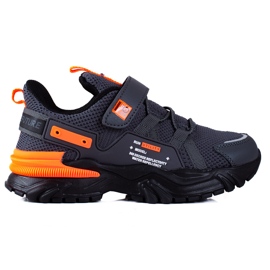 Vico Deportivas de niño Shelovet con suela gruesa multicolor naranja gris