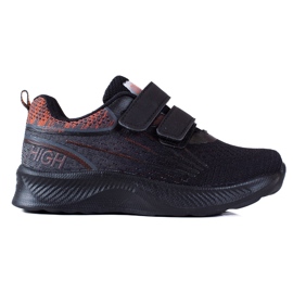 Deportivas de niño Shelovet con doble velcro negro