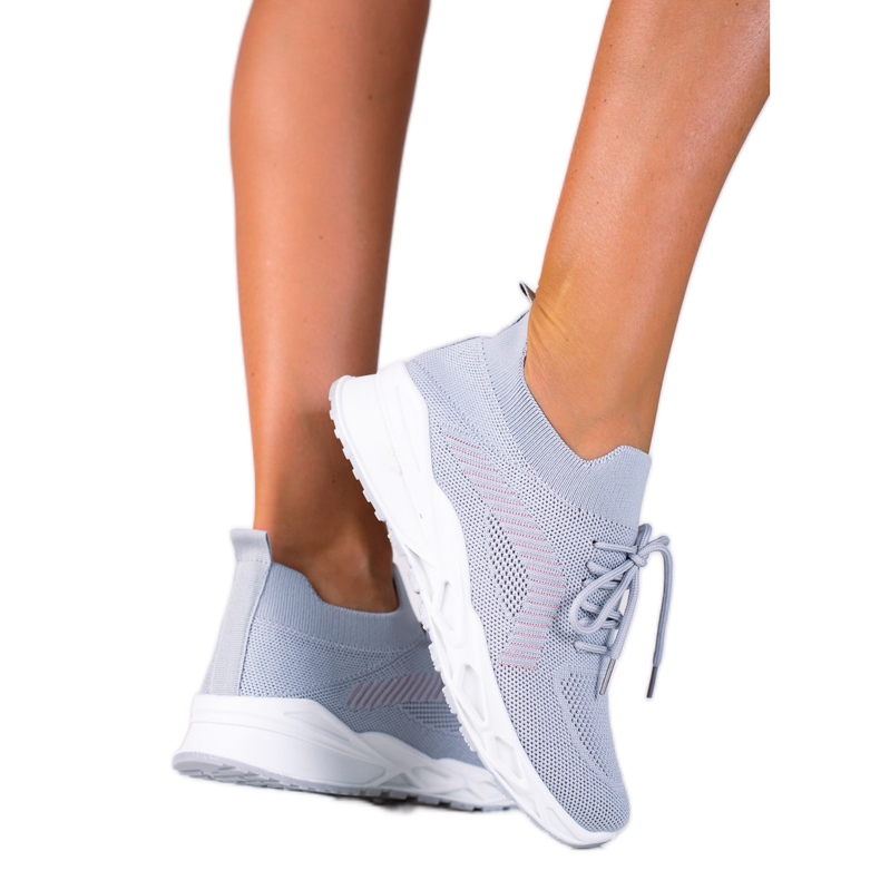 Deportivas mujer Shelovet gris claro