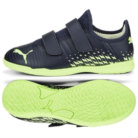 Zapatos Puma Future Z 4.4 It V Jr 107020 01 azul marino verde azules y azul marino