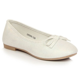 Bailarinas con lazo eVento Jr EVE359B blanco