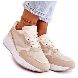 PG1 Zapatillas Clásicas Mujer Beige Salema