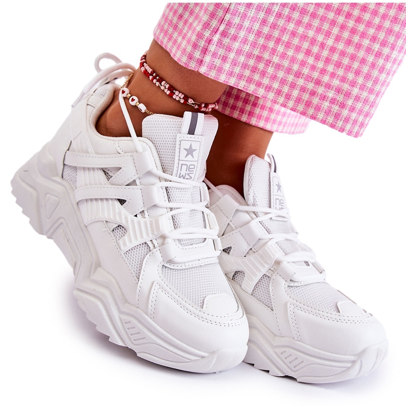 PE1 Zapatillas deportivas de mujer Sneakers Blanco Daren