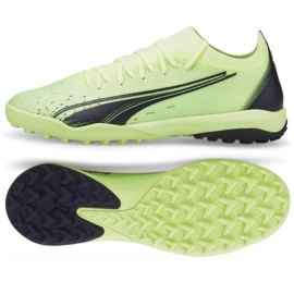 Zapatillas de fútbol Puma Ultra Match Tt 106903 01 amarillo verde