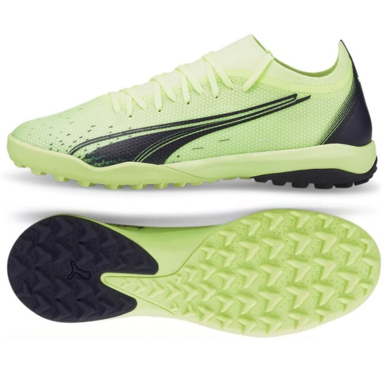 Zapatillas de fútbol Puma Ultra Match Tt 106903 01 amarillo verde Zapatillas de fútbol Puma Ultra Match Tt 106903 01 amarillo verde