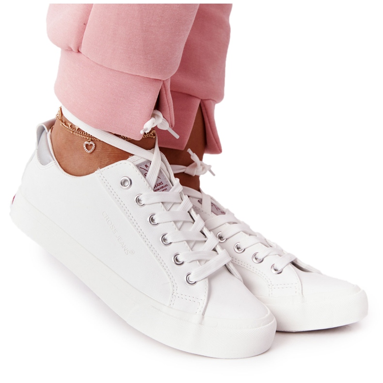 Big Star Zapatillas Mujer Eco-Leather Cross Jeans HH2R4001C Blanco