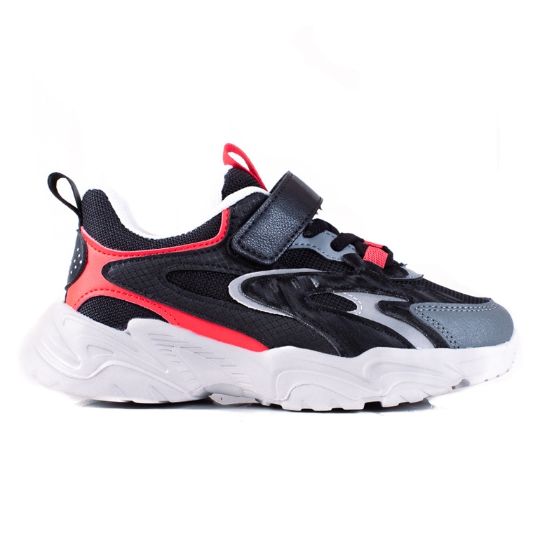 Zapatillas Shelovet para niños en una gruesa plataforma negra negro multicolor