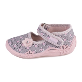 Zapatillas casa niña Viggami Anielka estampado rosa gris