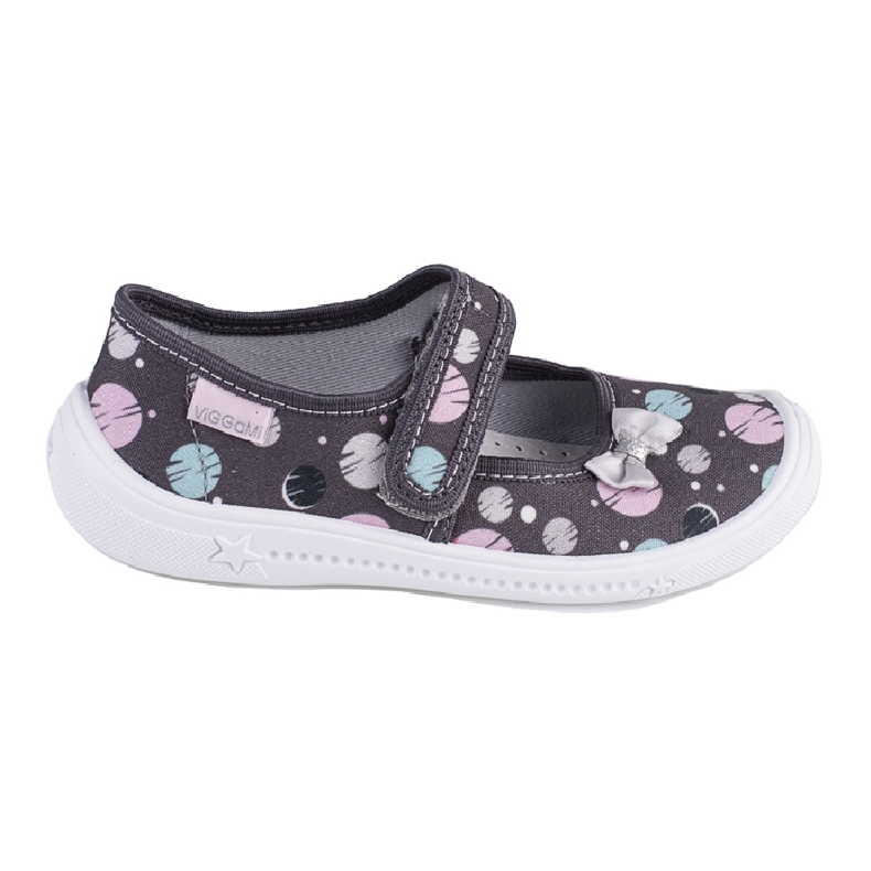 Zapatillas casa niña Viggami Aneta estampado gris multicolor