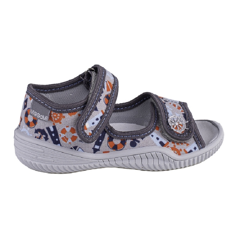 Zapatillas casa niño Viggami Marcin druk gris