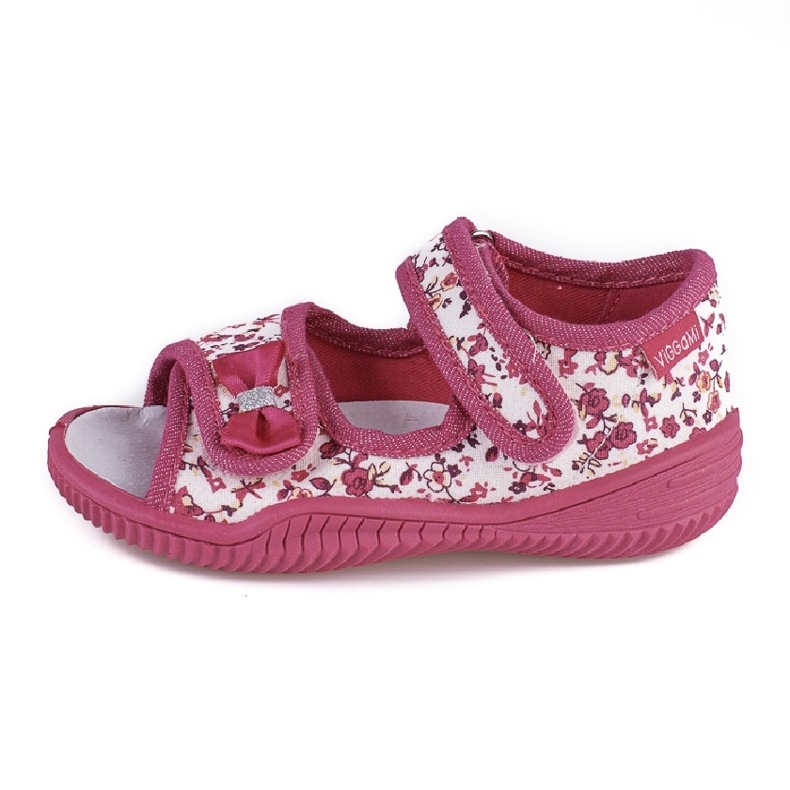 Zapatillas casa niña Viggami Hania flores rosado