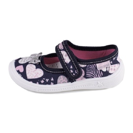 Babuchas niñas Viggami Dorothy del corazón azul marino